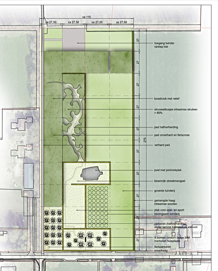 Ontwerp dorpspark Willemsoord