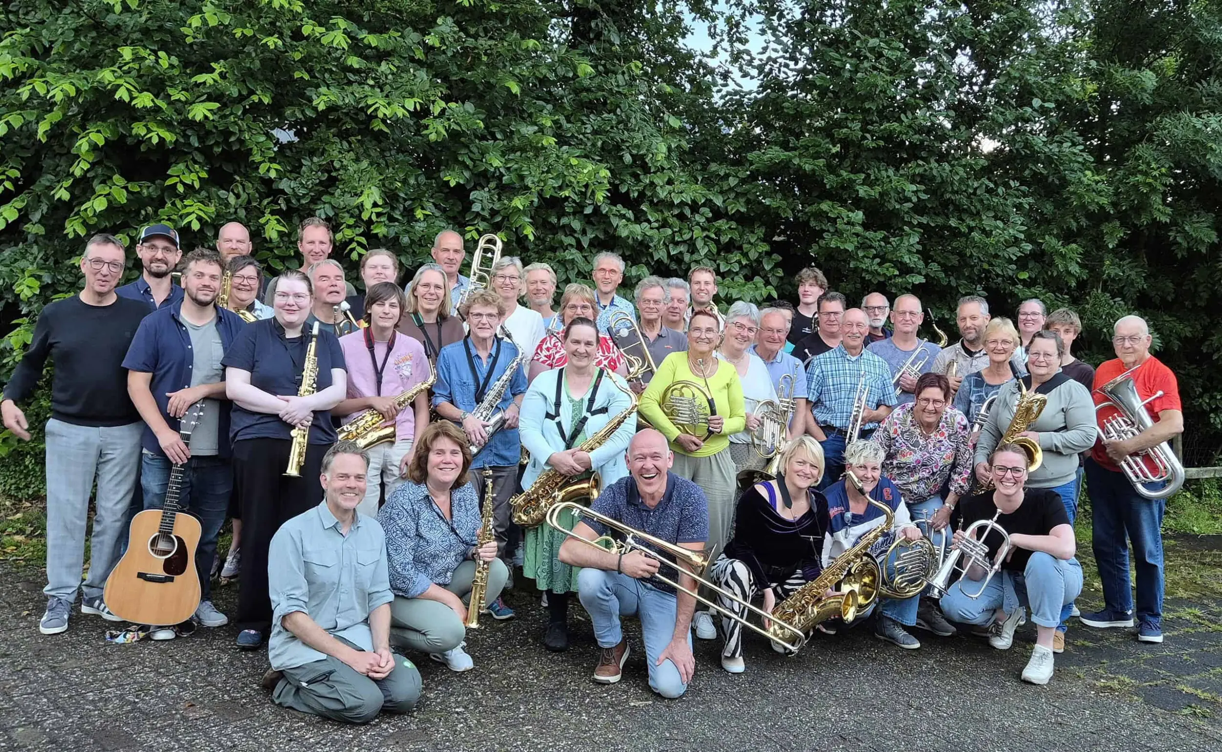 Orkest VCE Westerveld met Lysander van Oossanen en Jason Staal (foto aangeleverd)