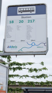 Haltebord RRReis Station Steenwijk (foto De Werven).