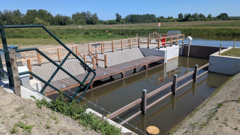Nieuwe sluis Eeserwold (foto: De Werven).