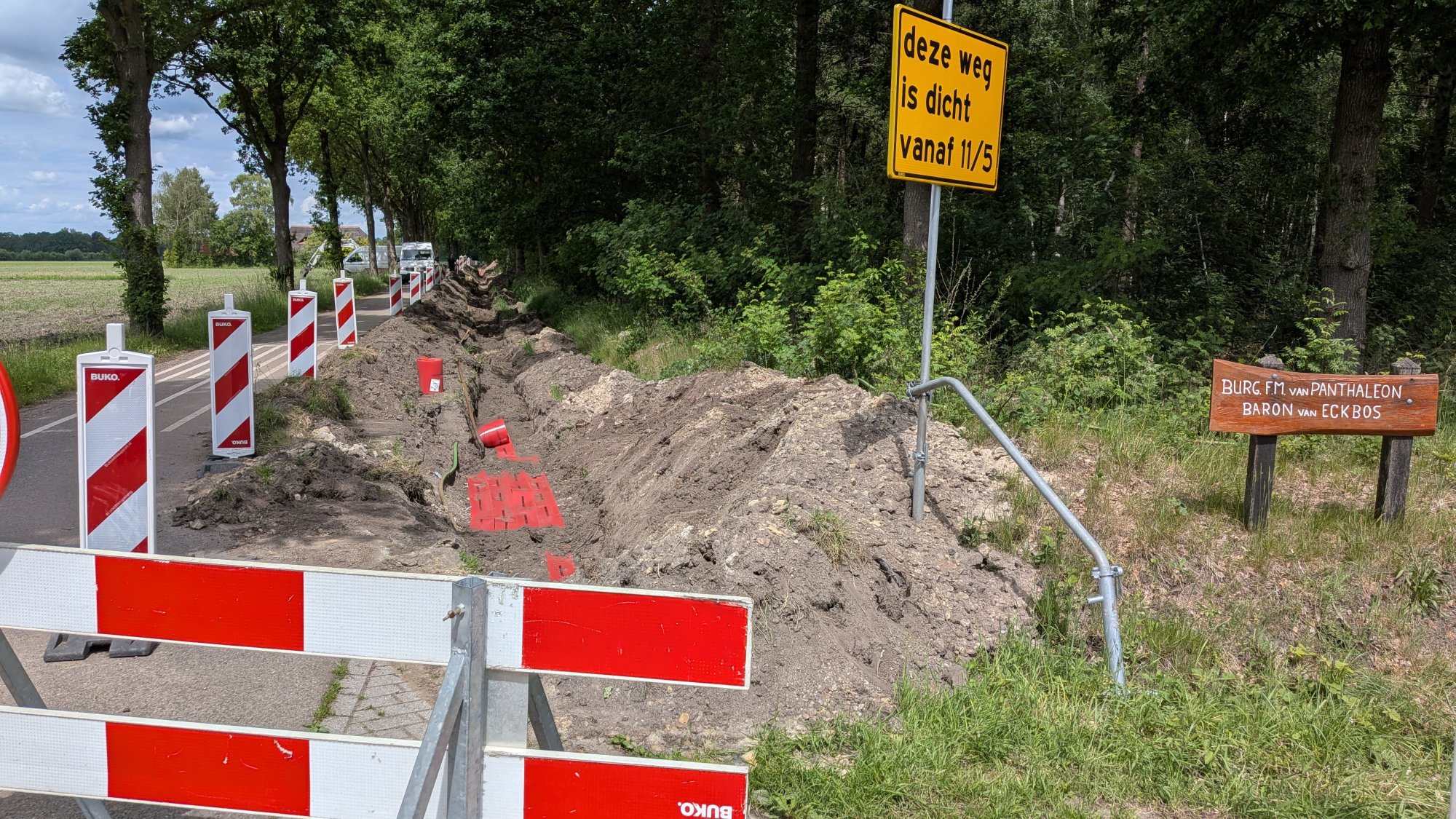 Werkzaamheden Enexis Heidewold (foto de Werven)