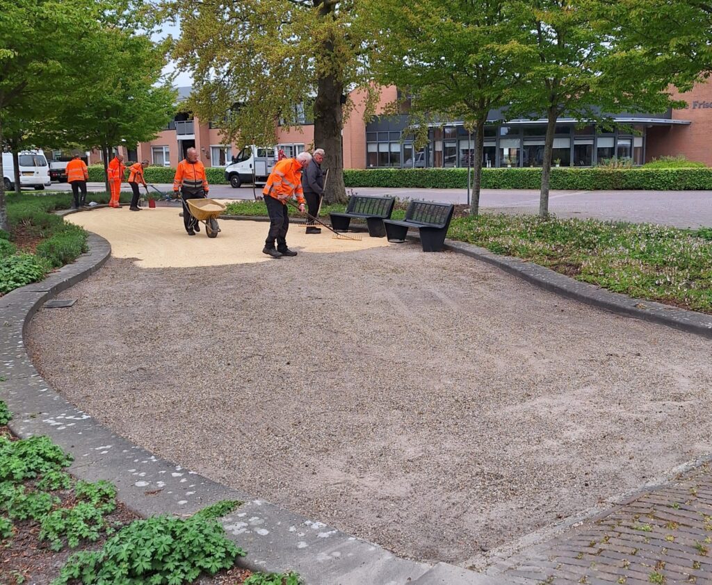Jeu-de-boulesbaan in Wolvega