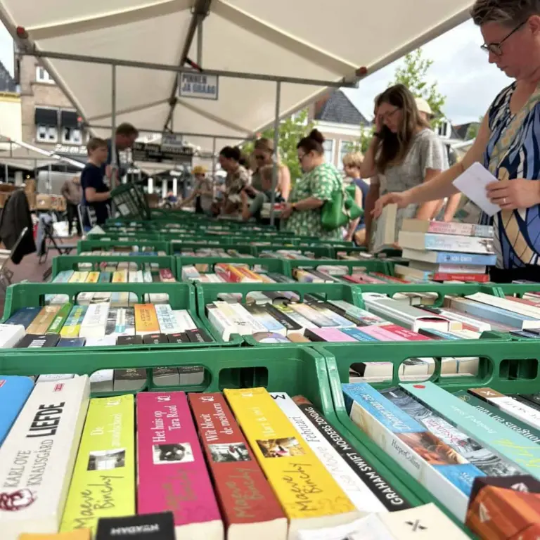 Zondag 28 juni boeken- en platenmarkt in Steenwijk