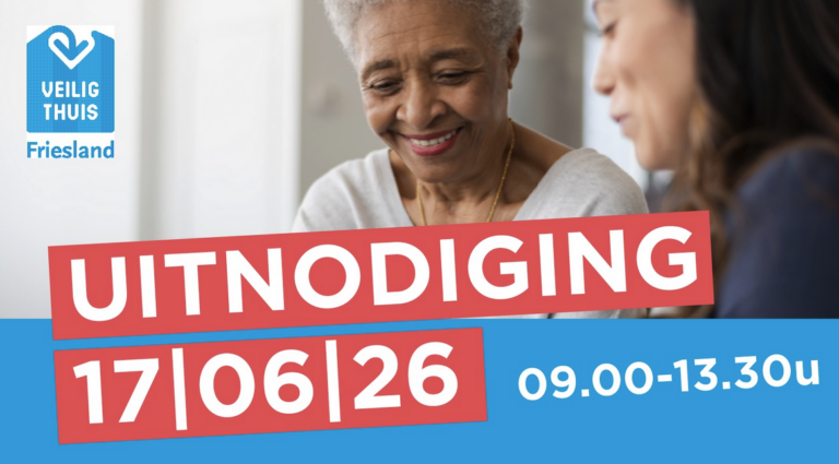Poster Dag tegen Ouderenmishandeling in Wolvega (aangeleverd).