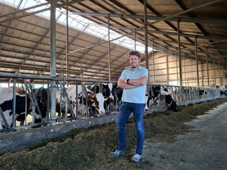 Melkveehouder Harrald Helmers uit Giethoorn