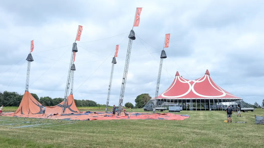 Opbouw festivalterrein Dicky Woodstock deze week begonnen