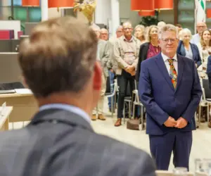 Installatie wethouder Appie Broersma gemeente-Ooststellingwerf (foto Rens Hooyenga)