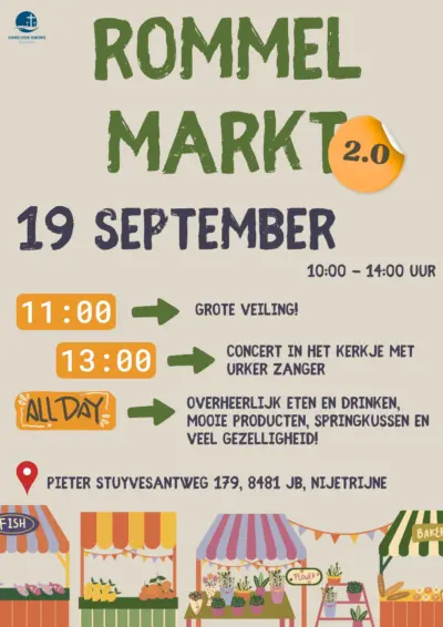 Flyer: Evangelische Gemeente Maranatha Nijetrijne