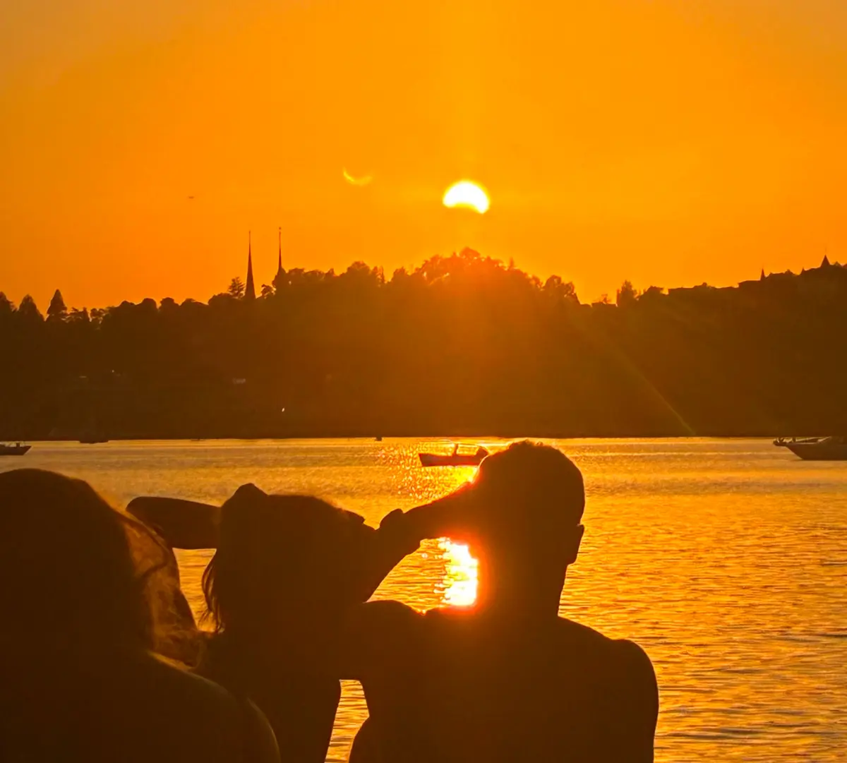 Eclips in Luzern (foto Kyrill Visser)