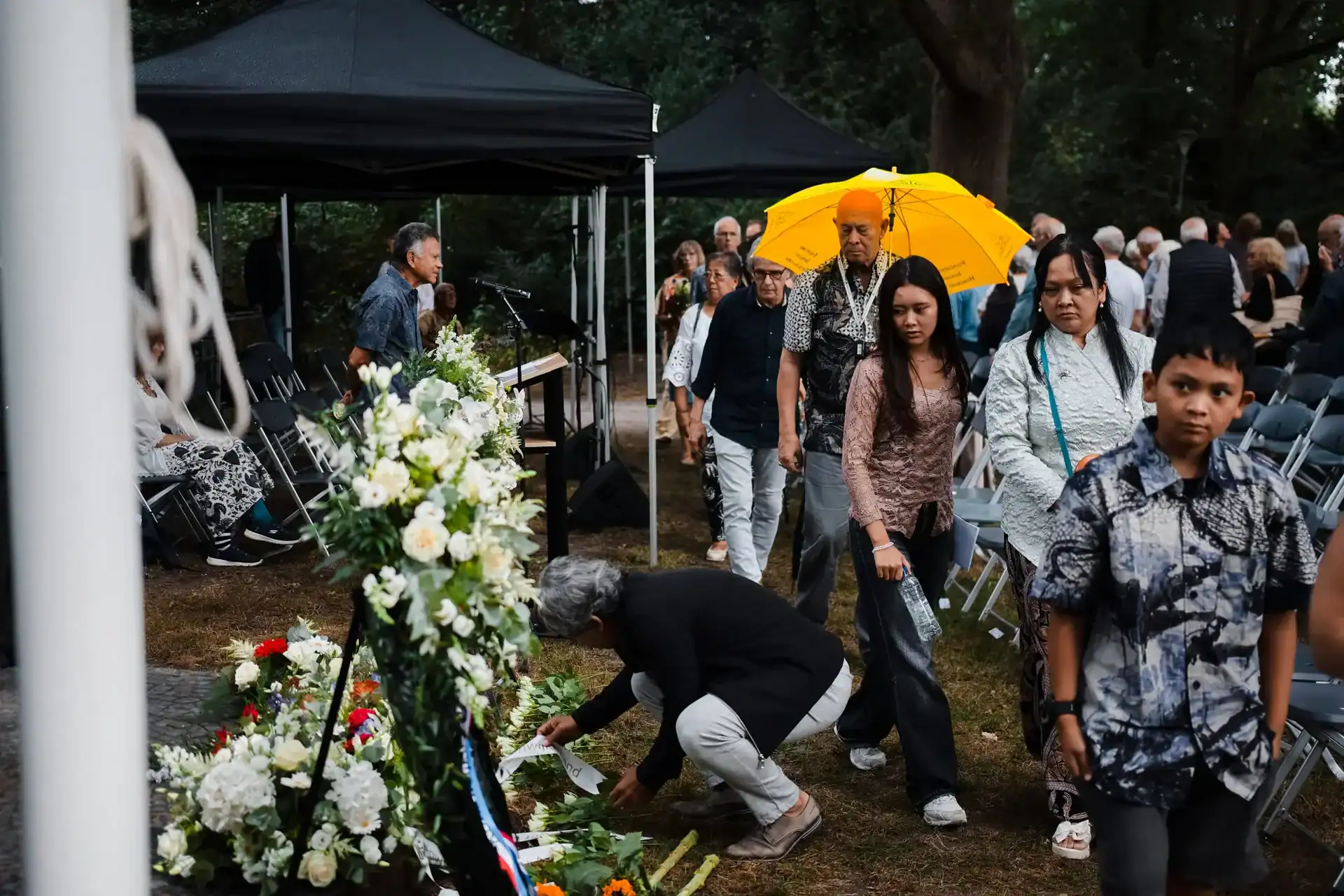 Herdenking Eidne Tweede Wereldoorlog in Steenwijk (foto: Thom Dolstra)