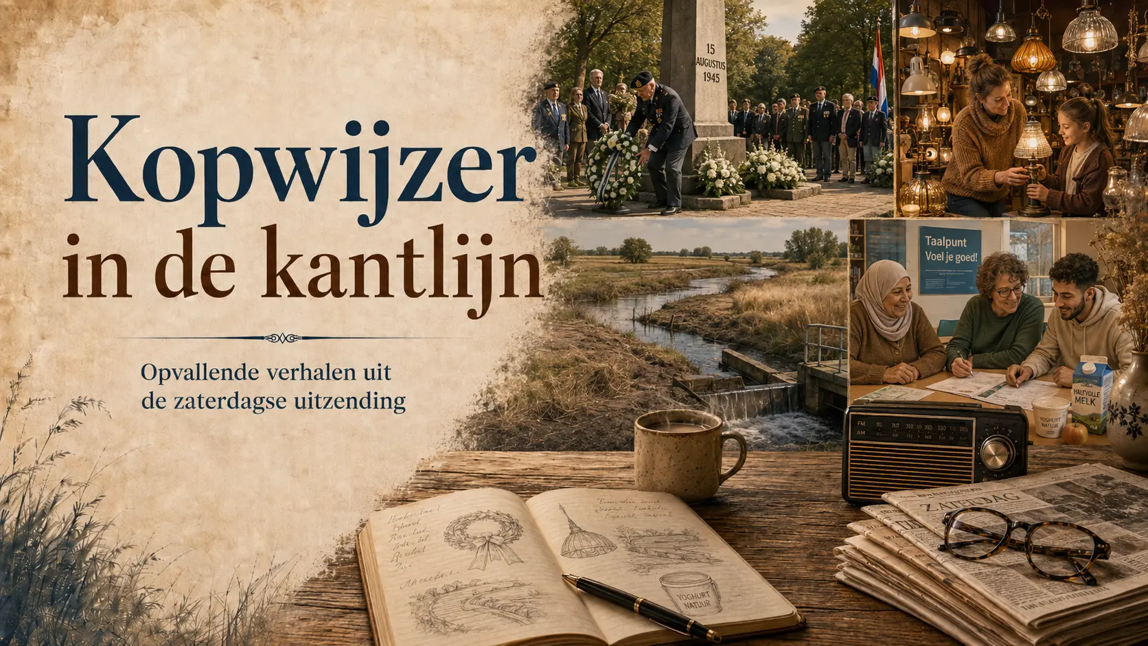 Kopwijzer in de kantlijn (foto Ai gemaakt)