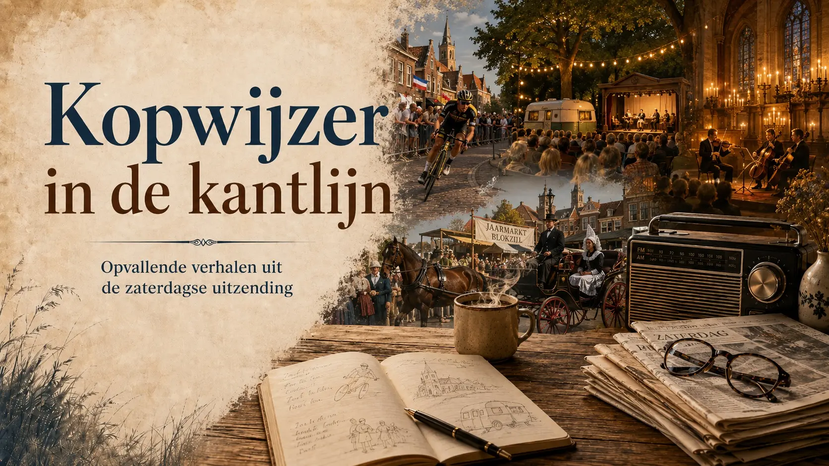 Kopwijzer in de kantlijn (foto Ai gemaakt)