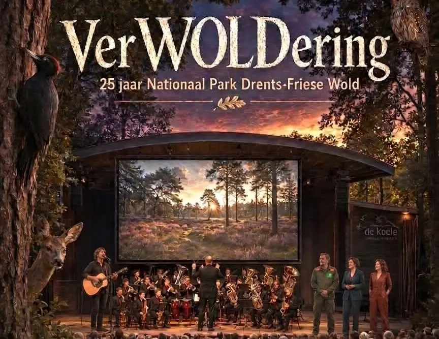 Aankondiging van de VerWOLDering (foto: aangeleverd).