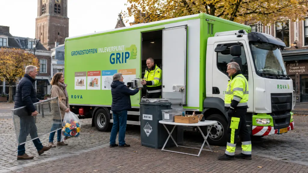 GRIP-wagen Steenwijkerland: zo raak je allerlei afvalstoffen kwijt