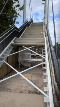 Renovatie stationstrap foto De Werven