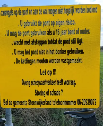Uitleg pontje Oldemarkt foto De Werven