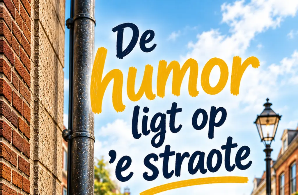 Nieuw boek De humor ligt op 'e straote
