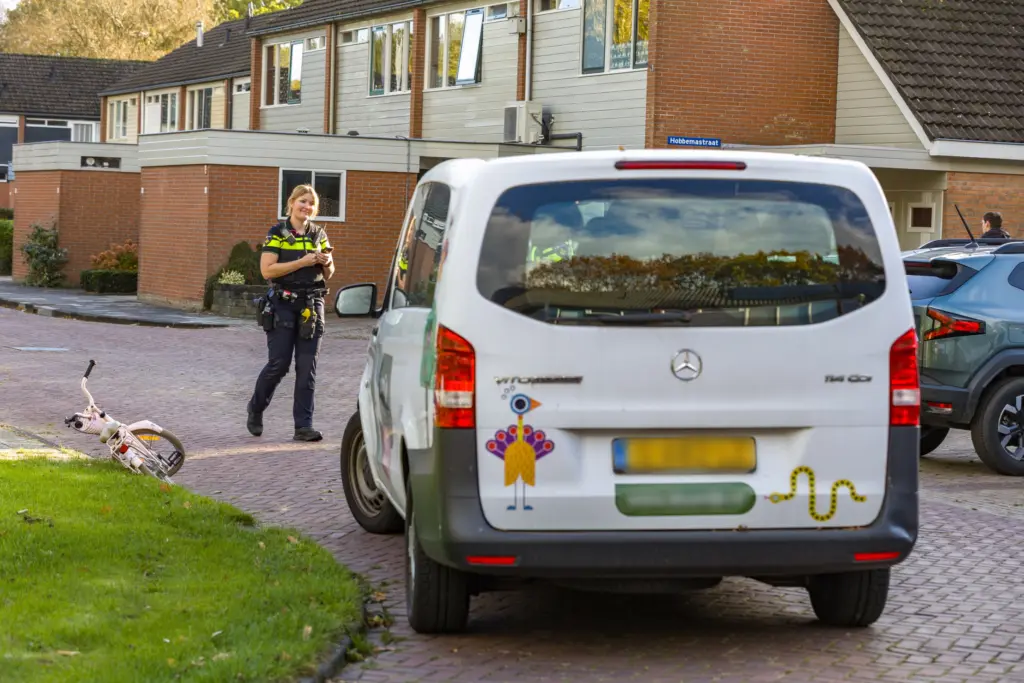 De plek van het ongeval in Wolvega (foto: BTBmedia).