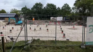Grondwerkzaamheden De Nieuwe Miente (foto de werven)